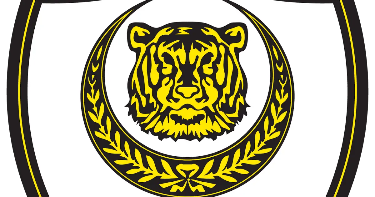 Yellow and Black Tiger Emblem