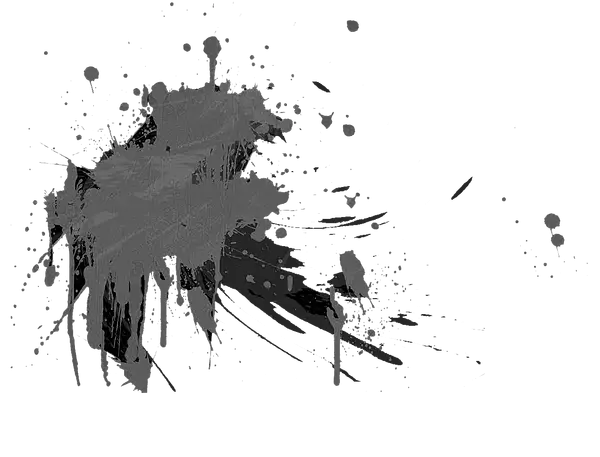 Abstract Black Ink Splash Design