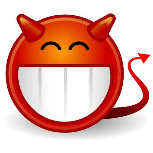 Smiling Red Devil Emoji