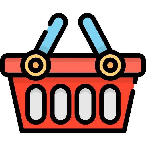 Shopping Basket Icon Illustration