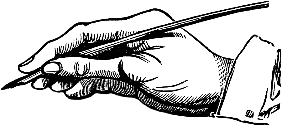 Vintage Hand Drawing with Pen