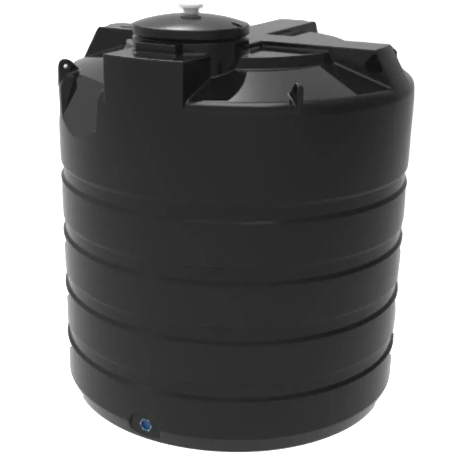Large Black Water Storage Tank