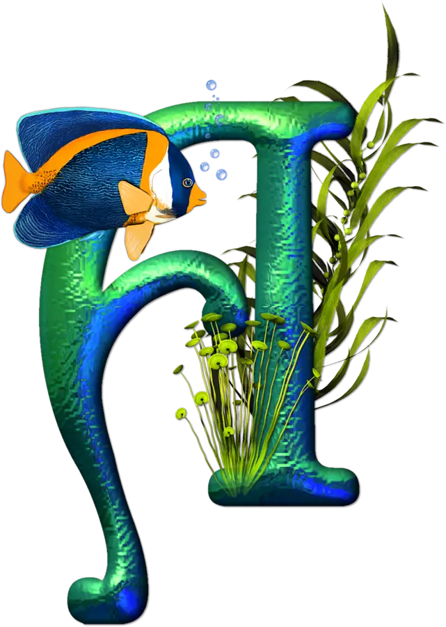 Fish and Letter F Alphabet