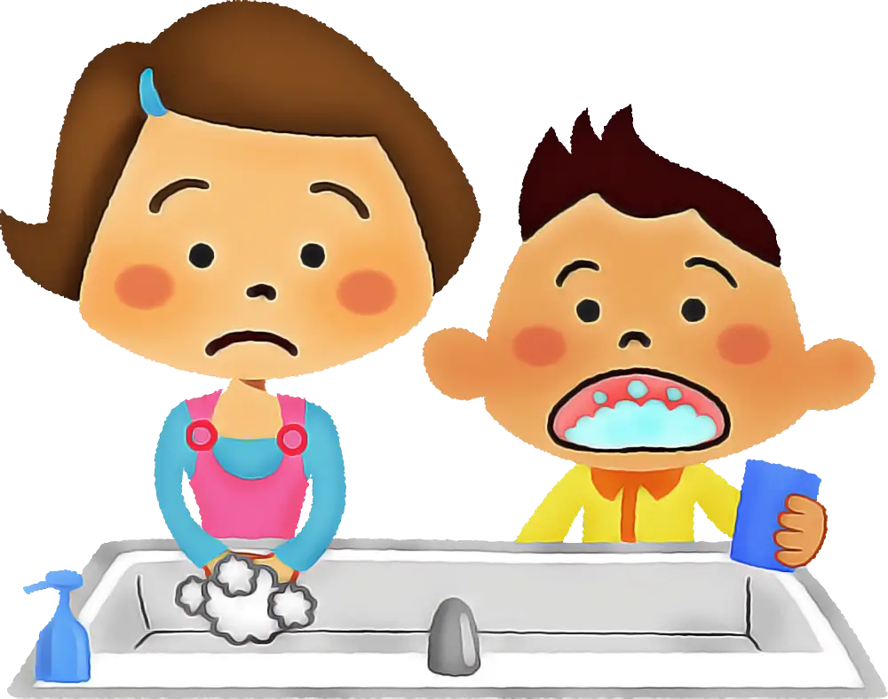Children Practicing Hand Hygiene
