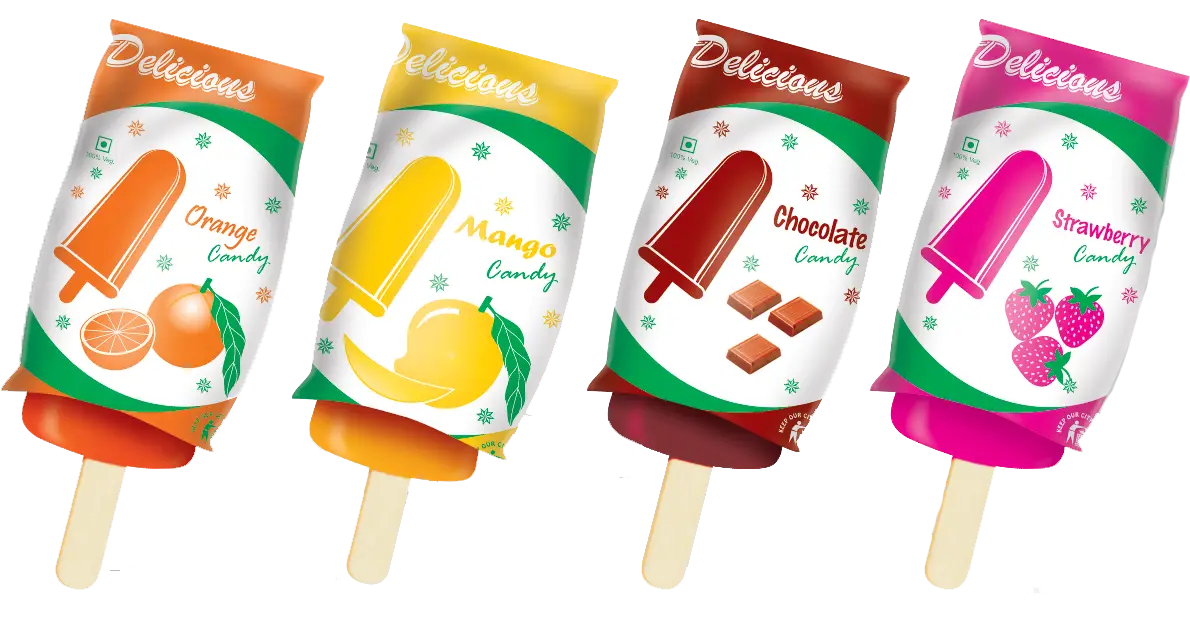 Delicious Ice Cream Popsicles