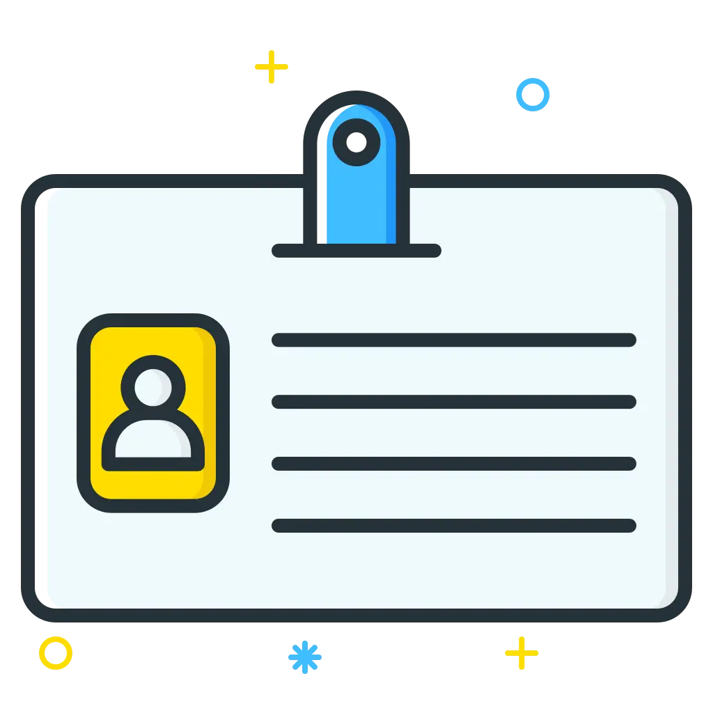 ID Badge Illustration
