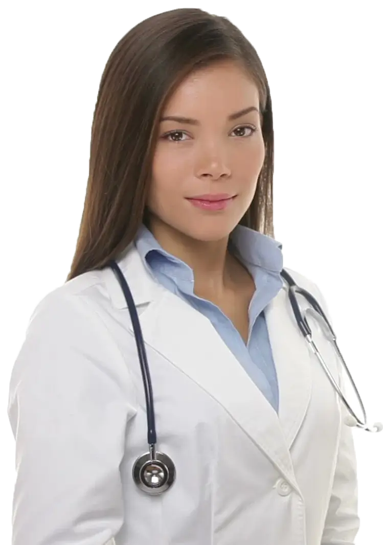 Female Doctor Holding a Stethoscope