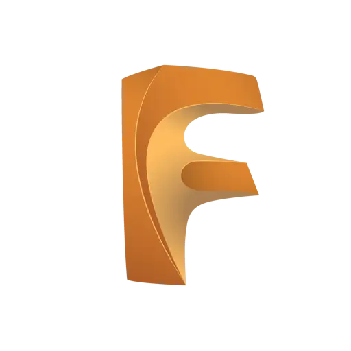 3D Golden Letter F