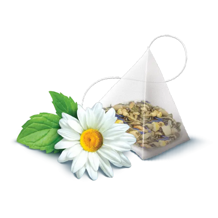 Chamomile Tea Bag with Flower