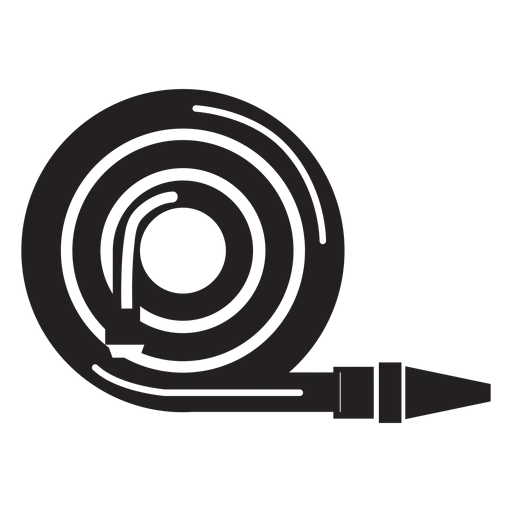 Black Coiled Hose