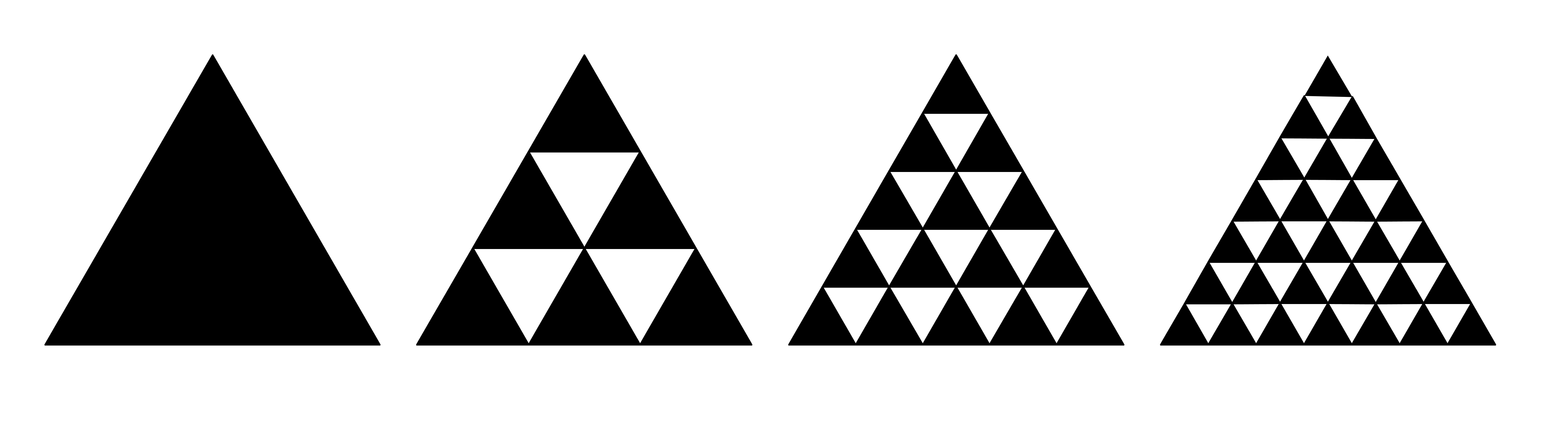 SierpiÅ„ski Triangle Geometric Patterns