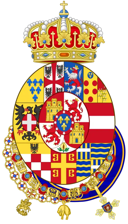Royal Coat of Arms Emblem with Heraldic Details