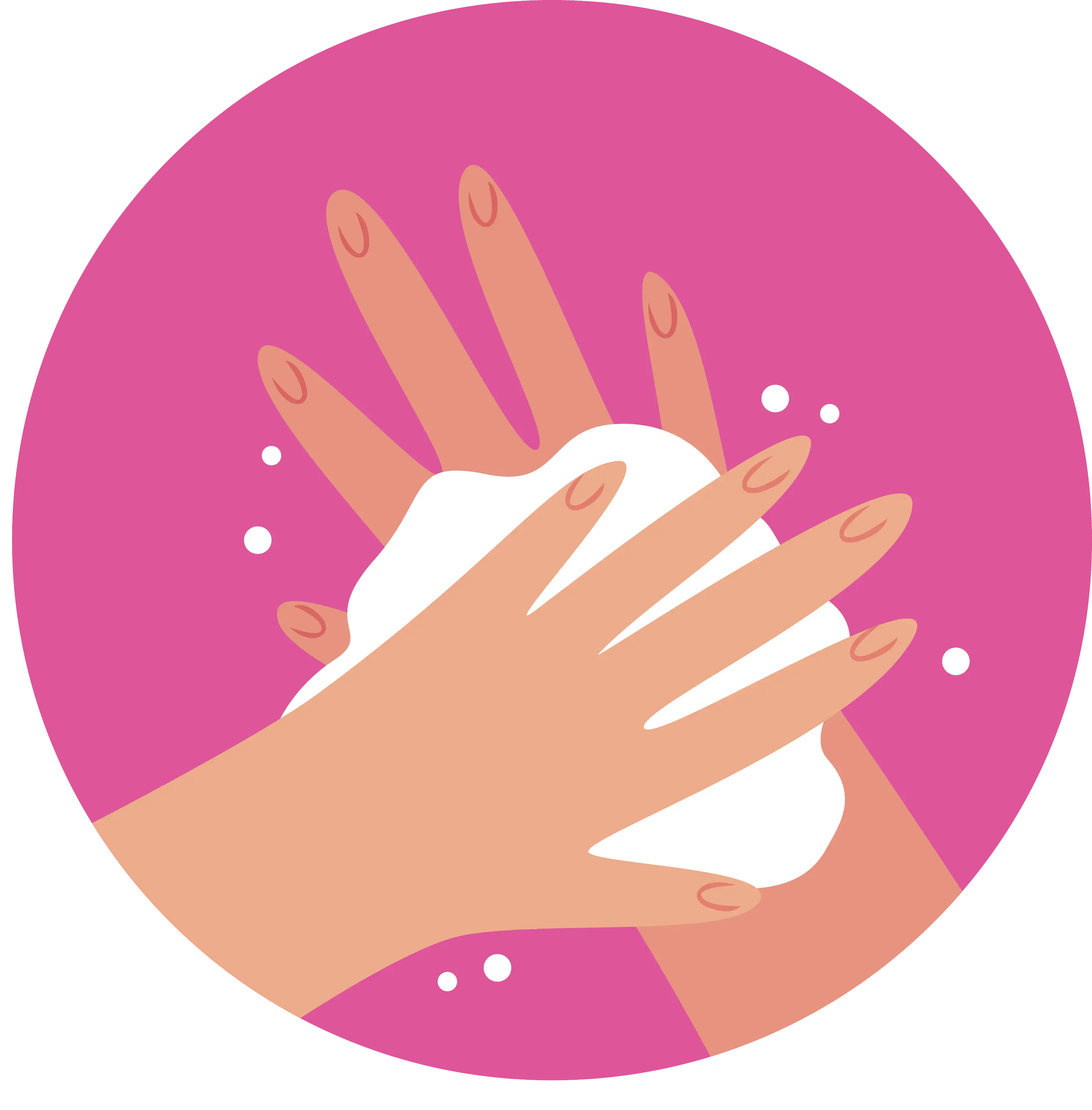 Hand Washing with Soap Illustration