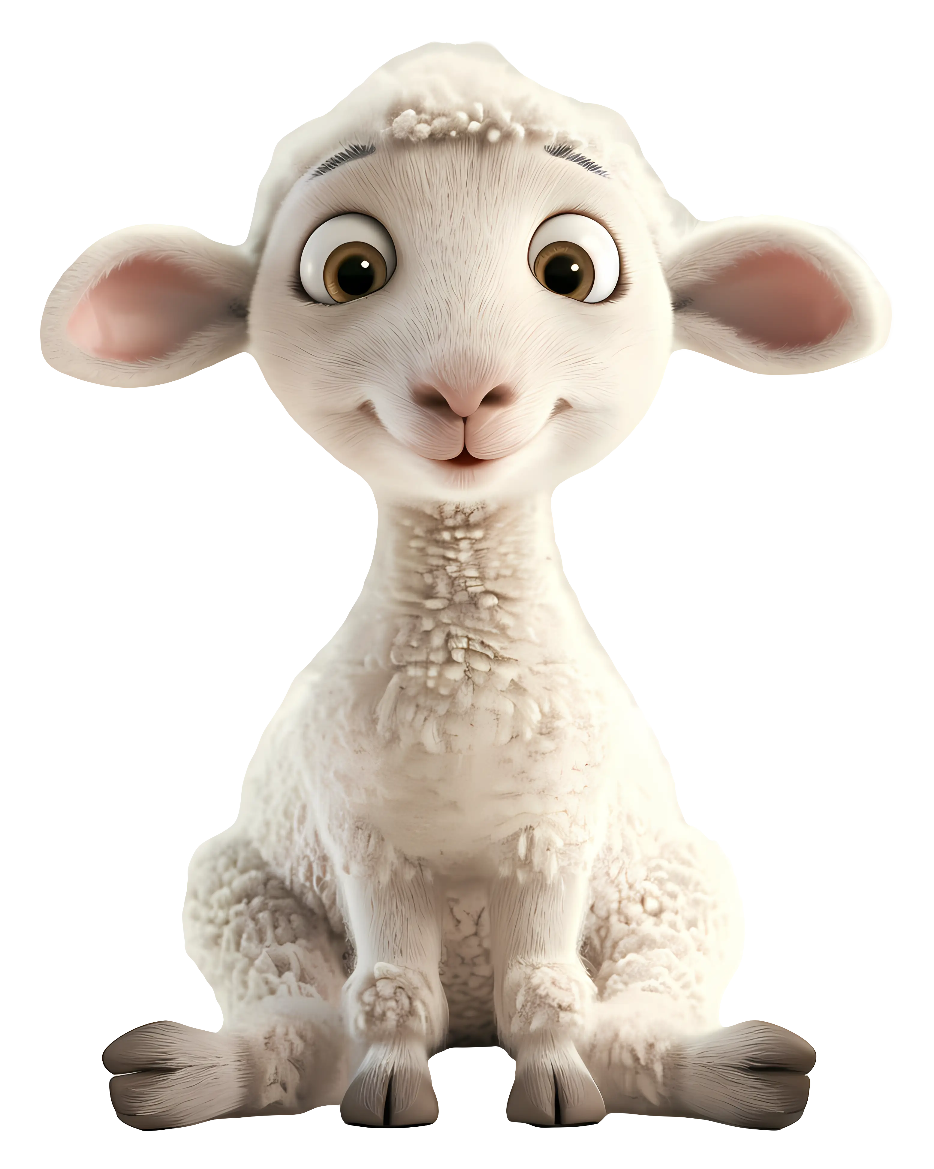 Cute Cartoon Lamb