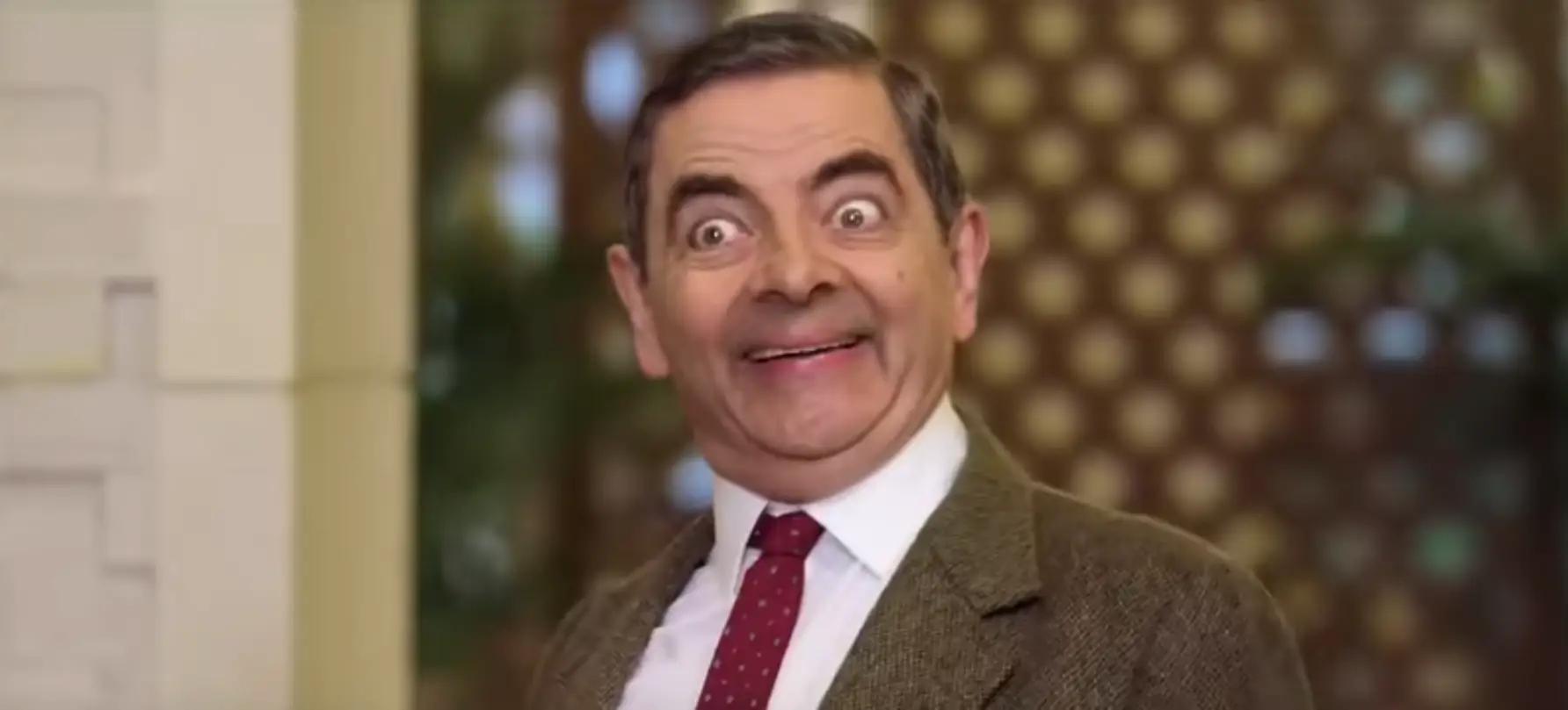 Funny Man with Silly Expression