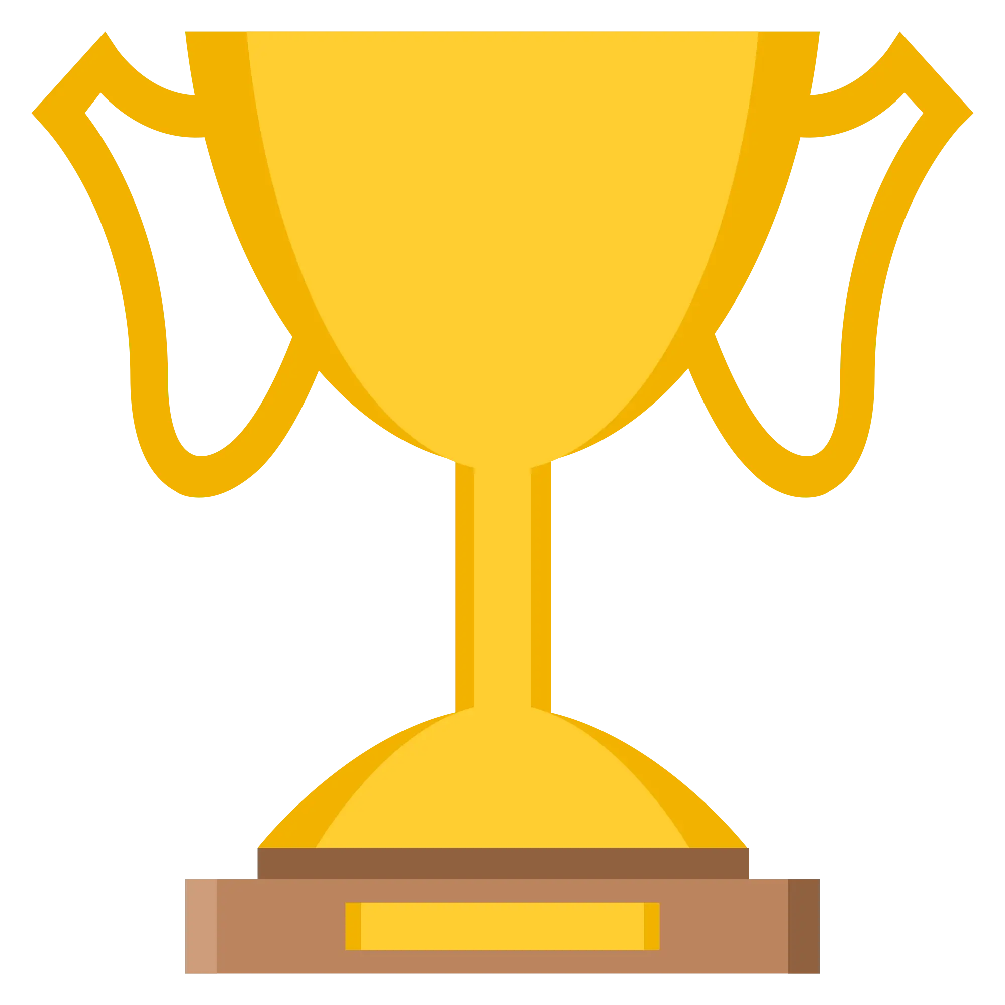 Golden Trophy Icon for Recognition and Achievement
