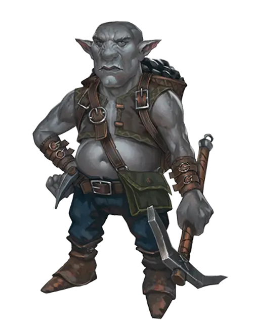 Grey Goblin Fantasy Character
