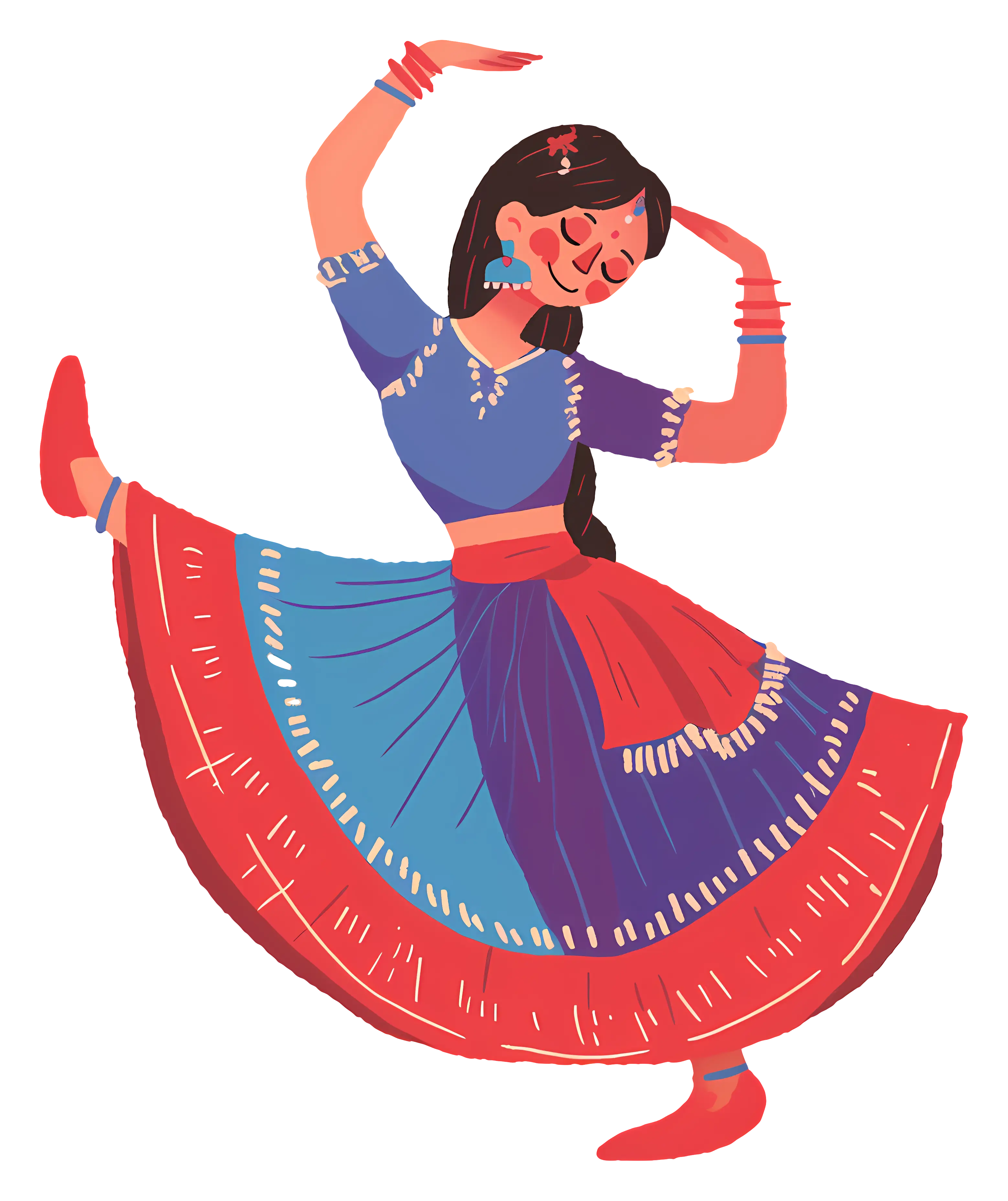 Traditional Dance Illustration