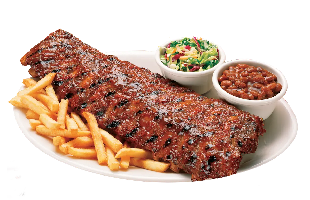 Delicious Barbecue Ribs with Sides
