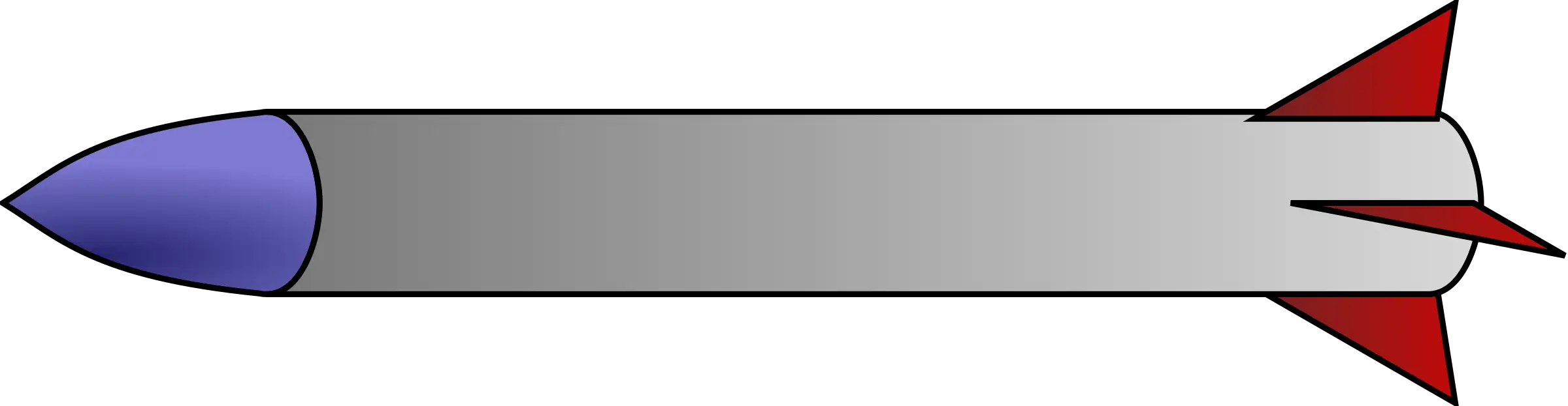 Simple Rocket Illustration