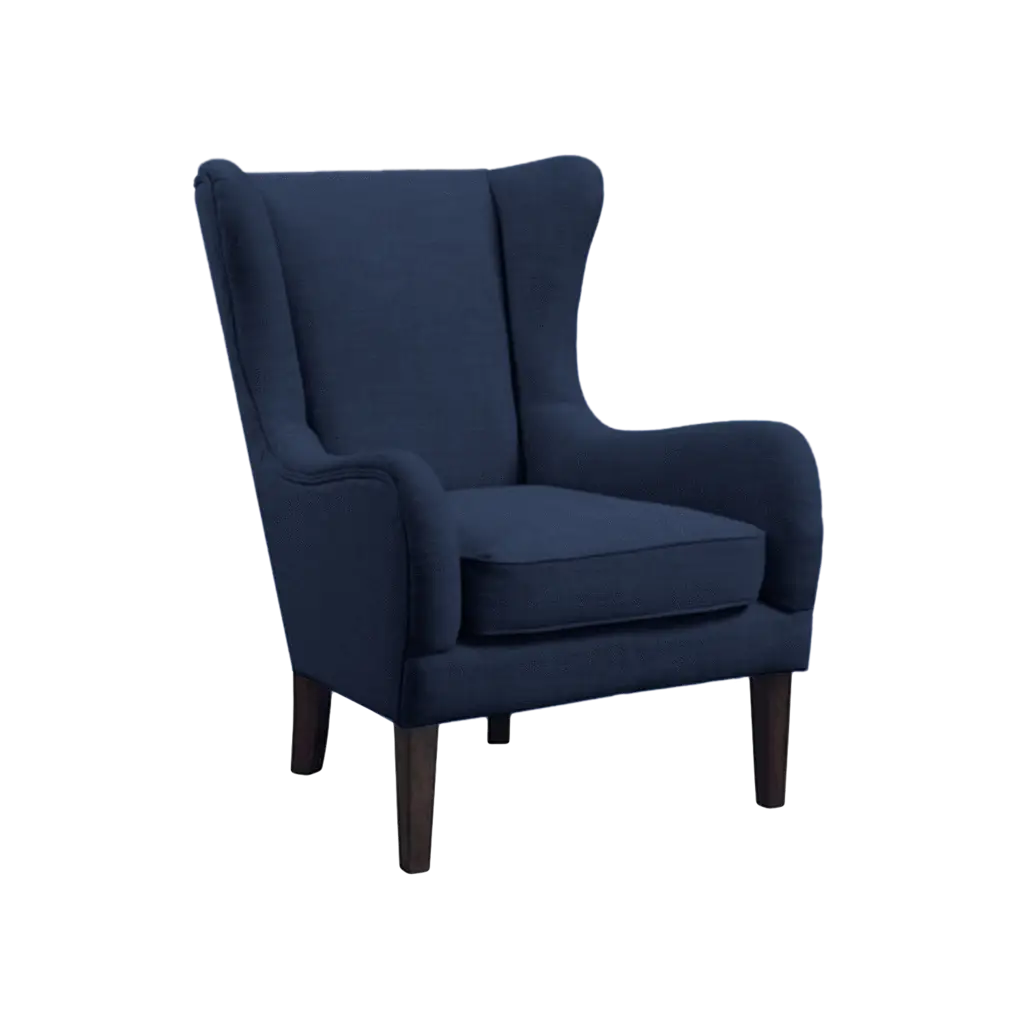 Comfortable Blue Armchair for Home Decor