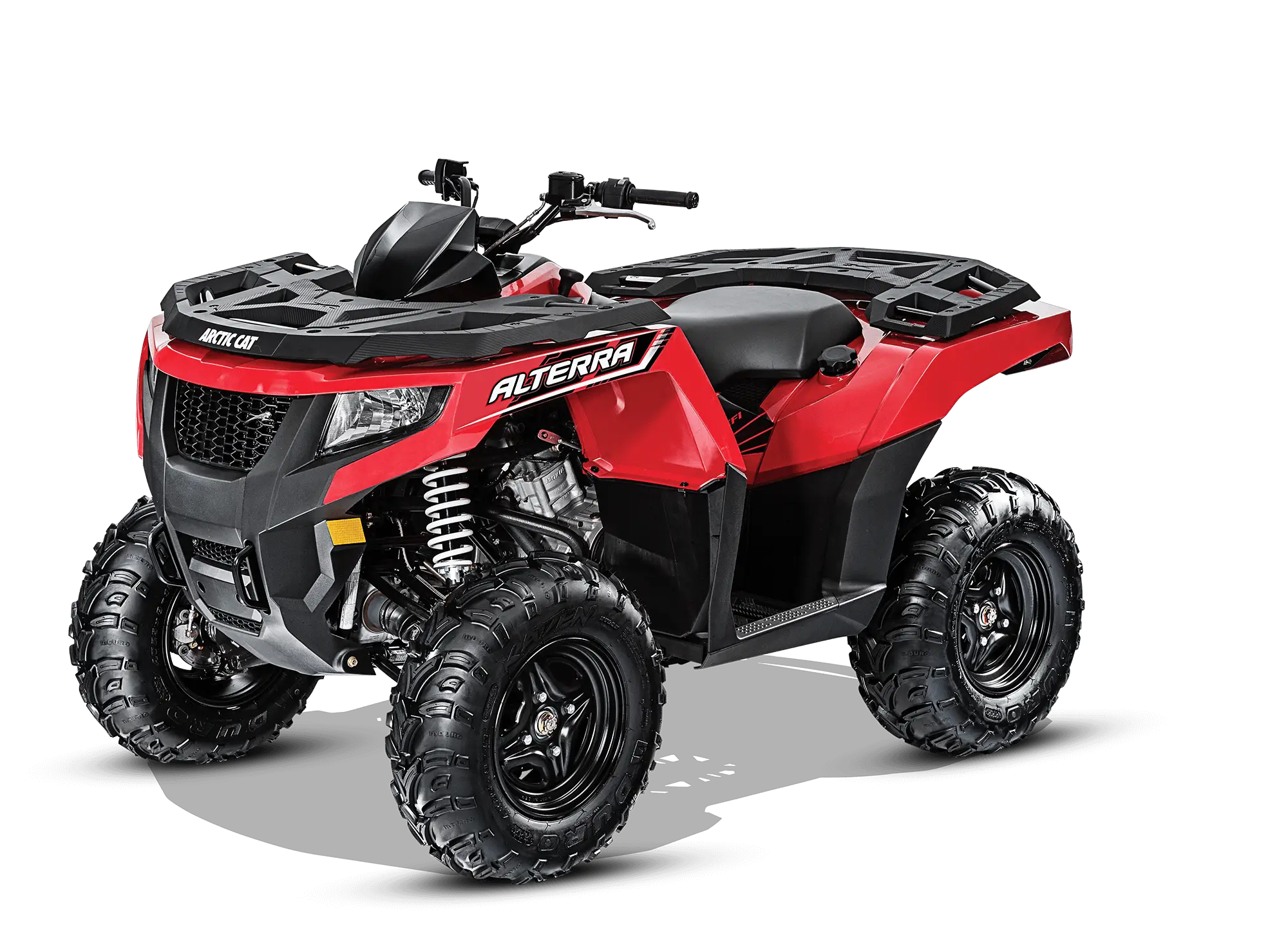 Red All-Terrain Vehicle for Off-Roading