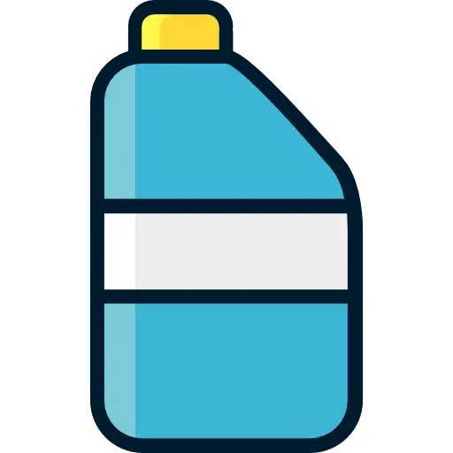 Blue Plastic Bottle Icon