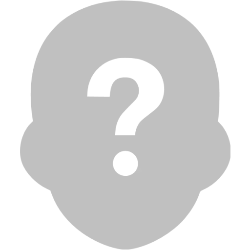 Gray Anonymous Head Icon with Question Mark