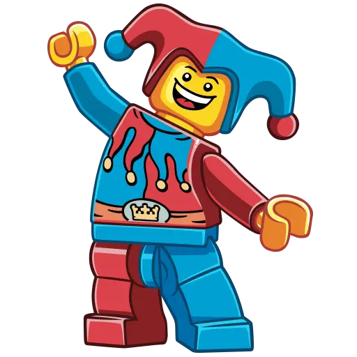 Lego Jester Toy