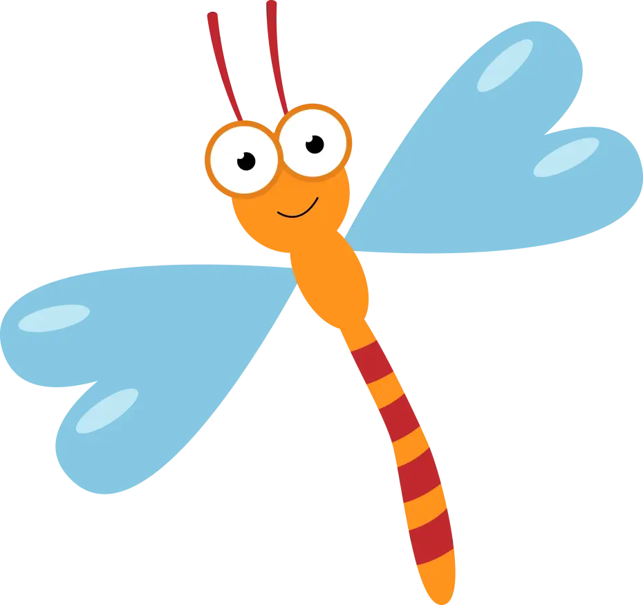 Cute Cartoon Dragonfly