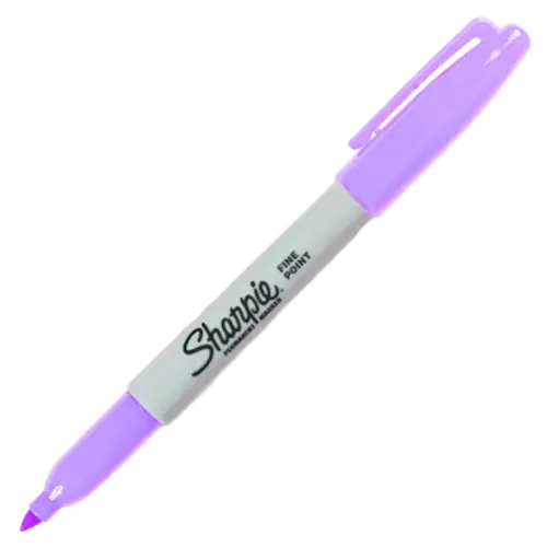 Purple Sharpie Marker