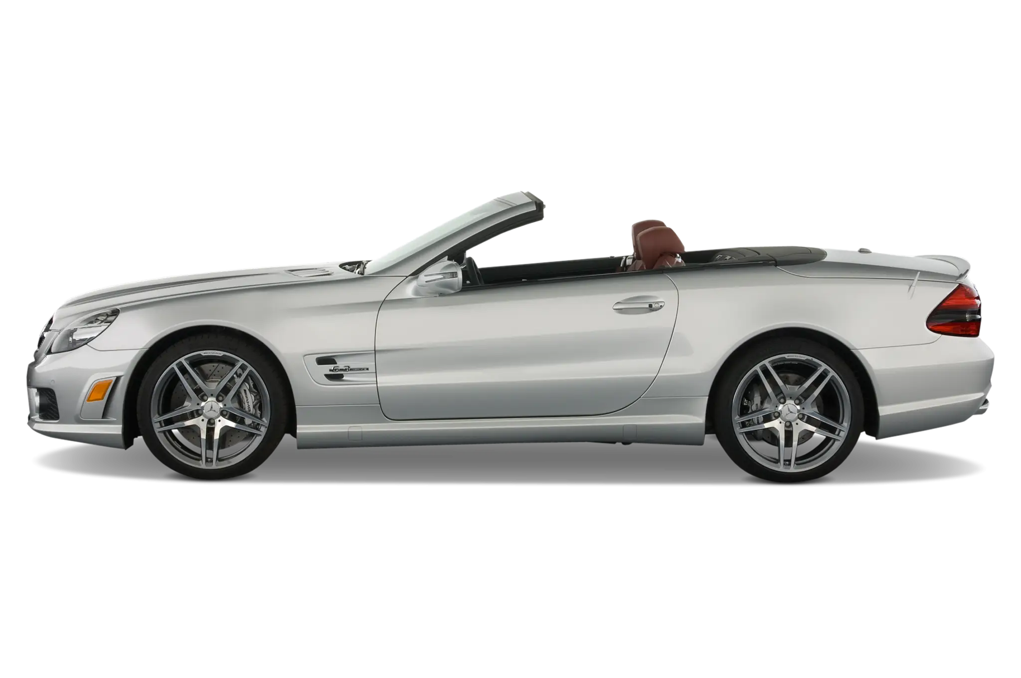 Silver Luxury Convertible Car