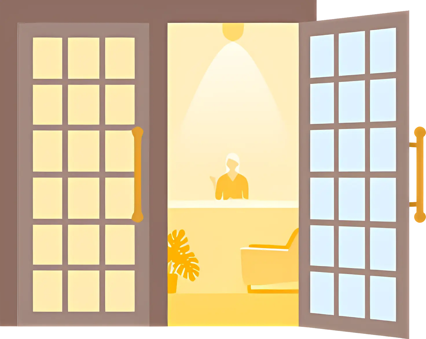Open Entrance Door