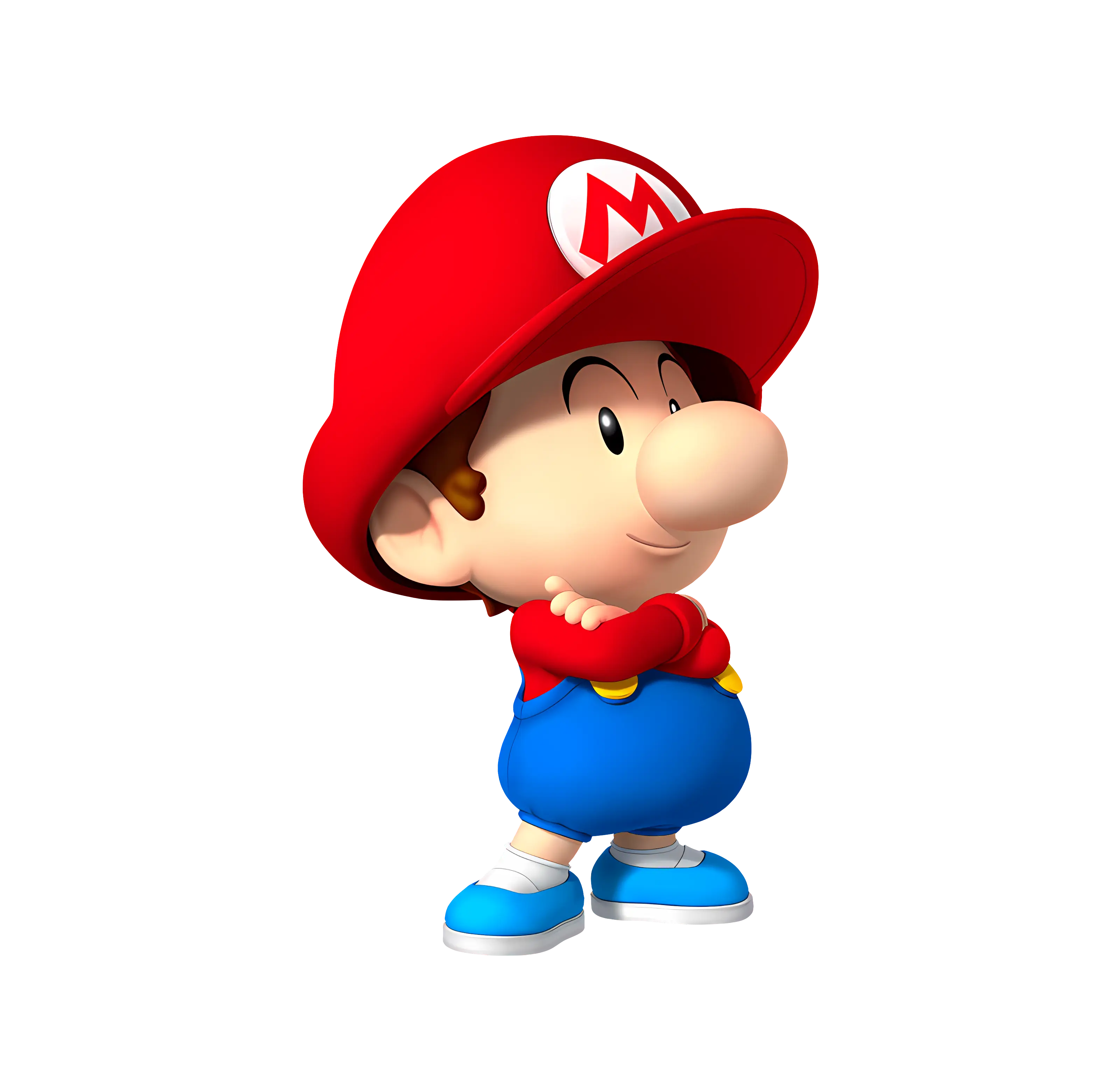 Baby Character with Red Cap Illustration