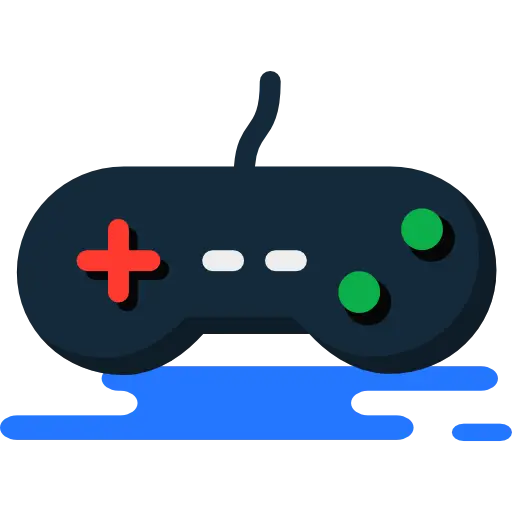 Retro Game Controller Illustration