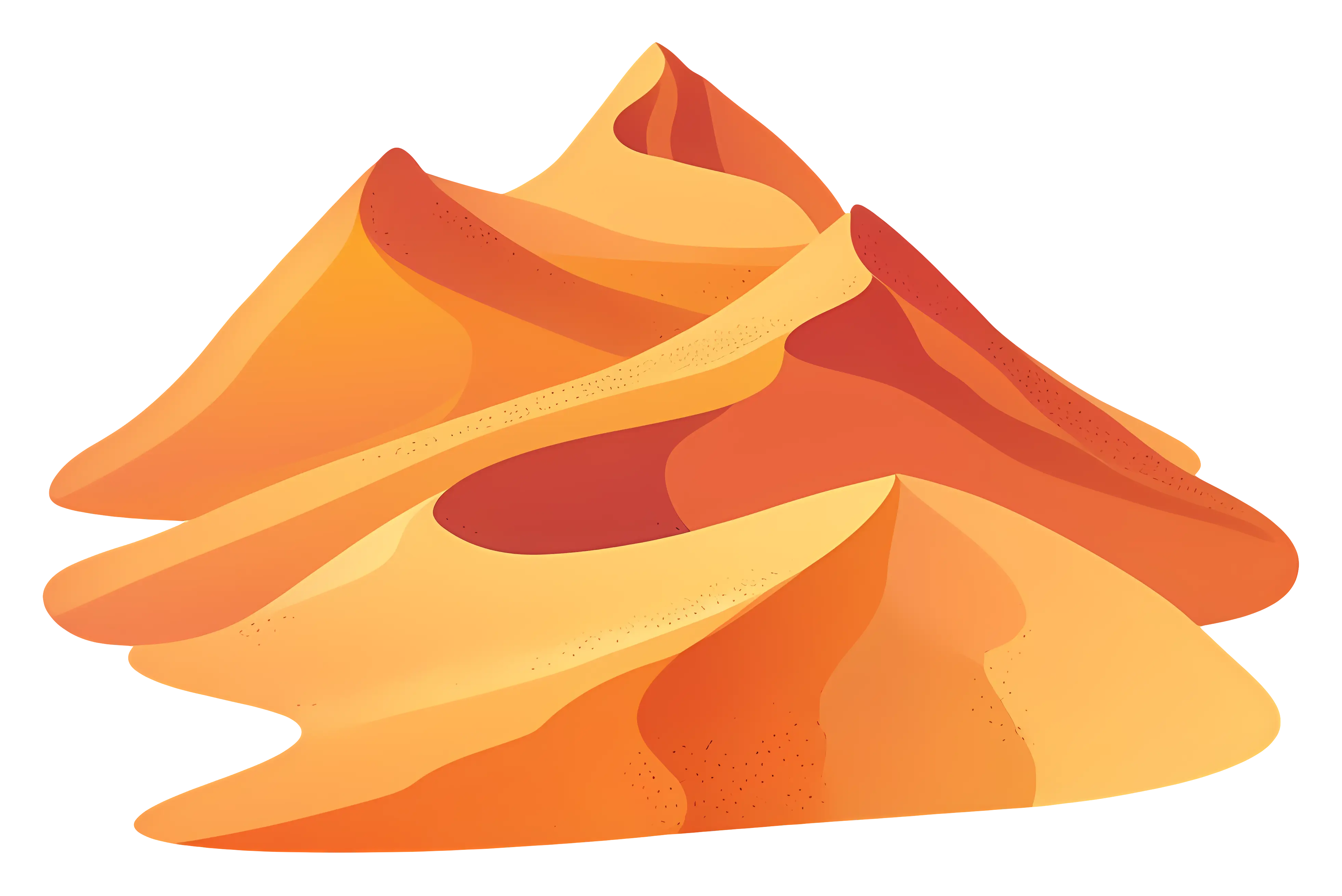 Sand Dunes in the Desert