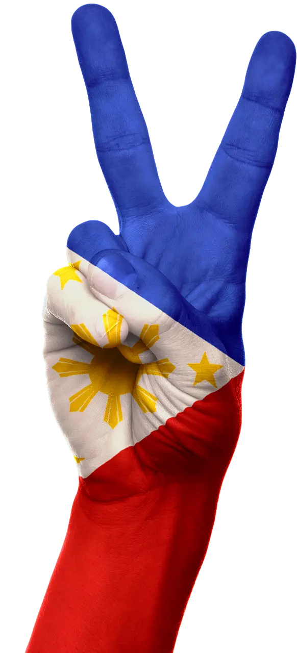 Philippine Flag Hand Gesture