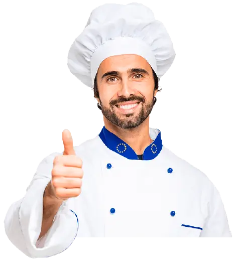 Chef Showing Thumbs Up Gesture