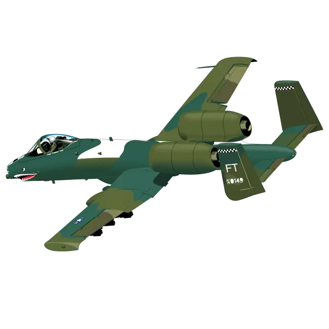 Green Military Aircraft in Flight