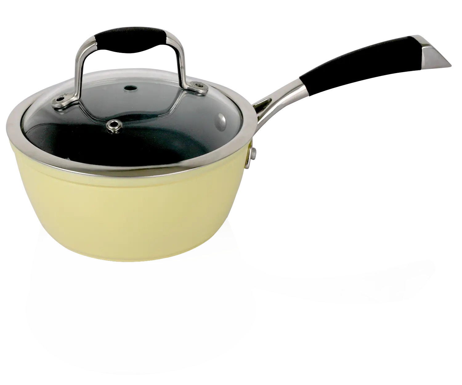 Yellow Saucepan with Lid