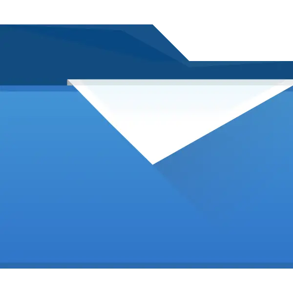 Blue Envelope Email Icon for Communication