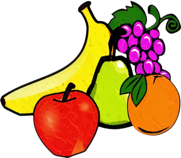 Colorful Illustration of Fruits