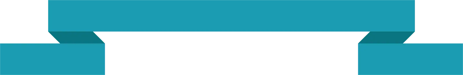 Blue Ribbon Banner for Design Purpose