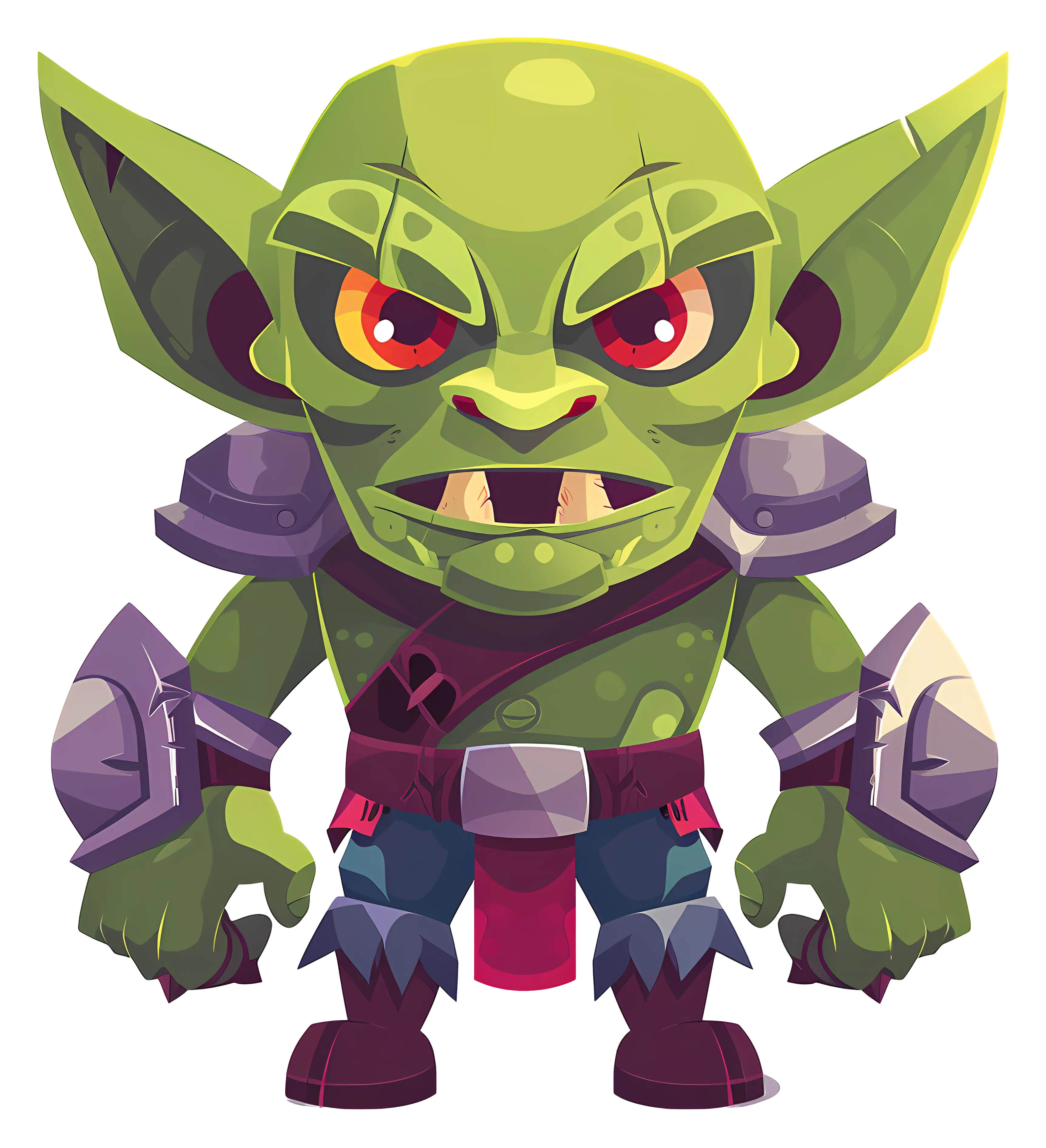 Green Cartoon Goblin