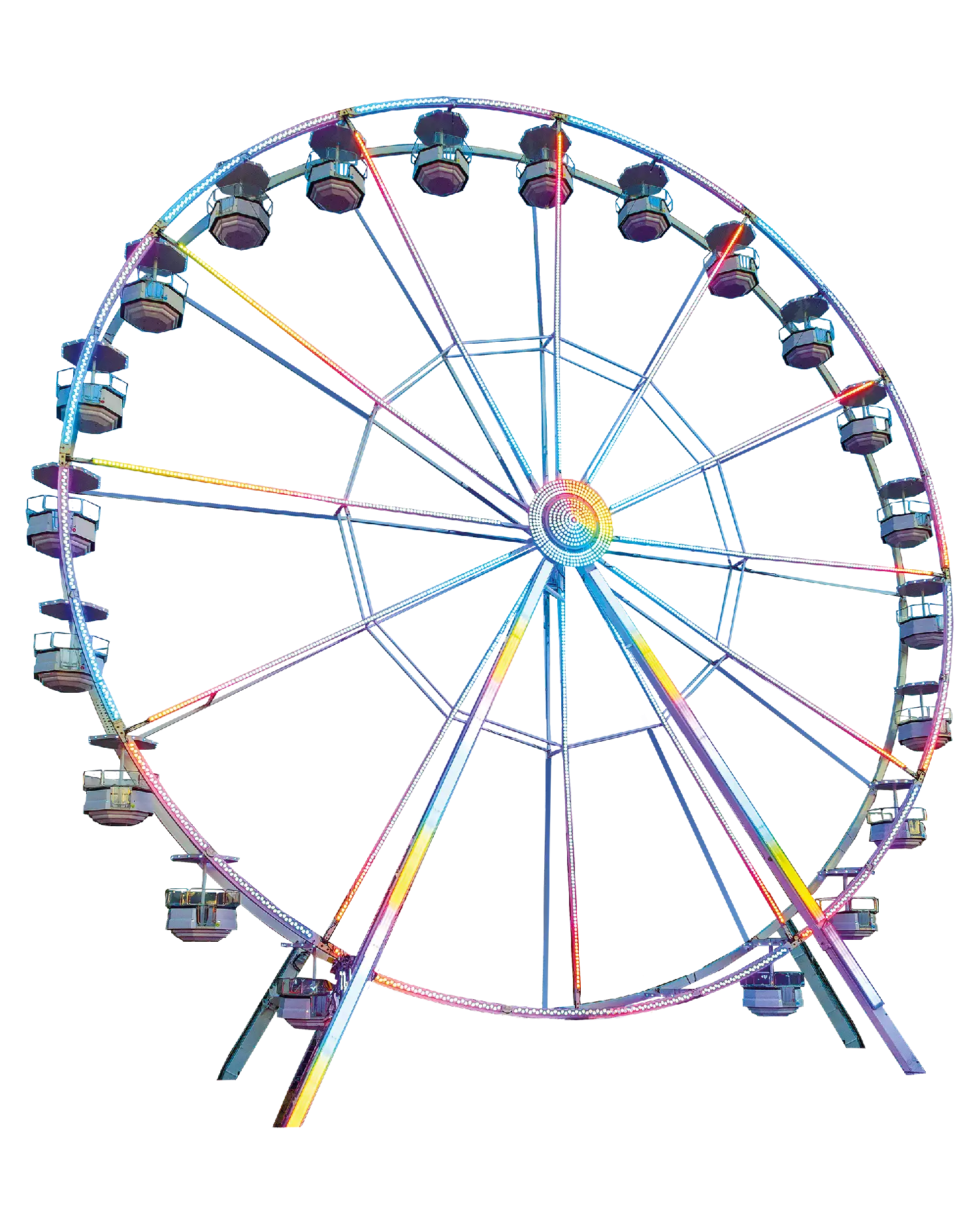 Colorful Ferris Wheel