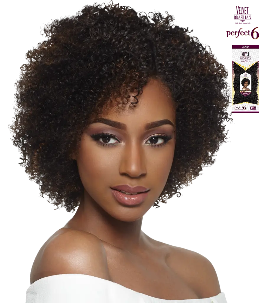 Woman with Curly Hair