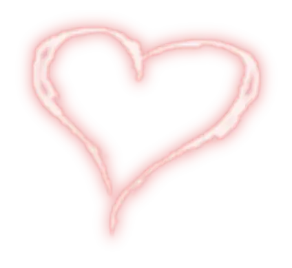 Glowing Pink Heart Illustration
