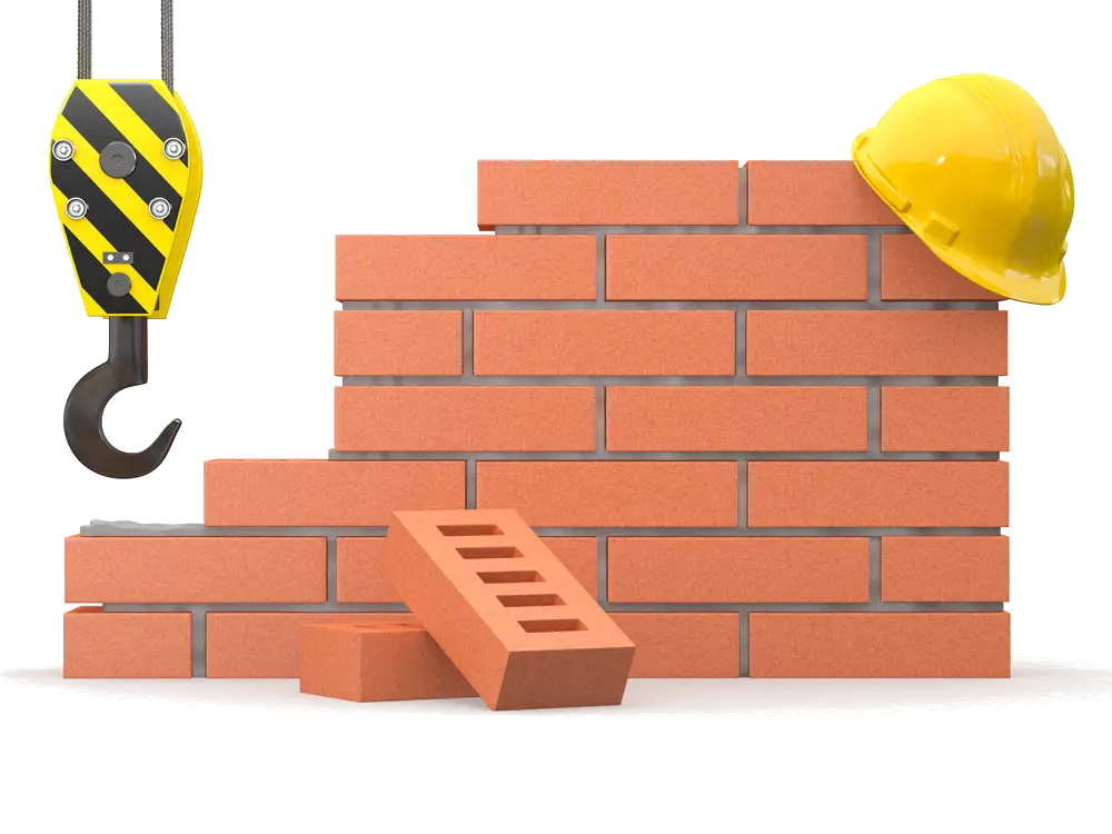 Brick Wall Under Construction