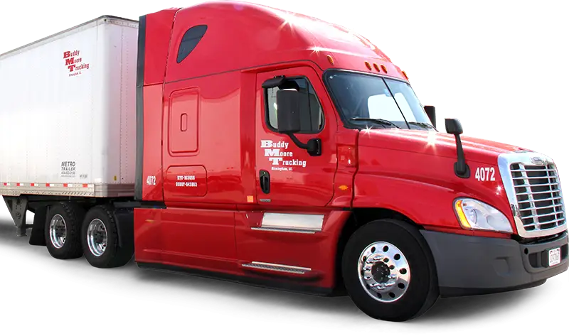 Red Semi-Truck for Freight Transport