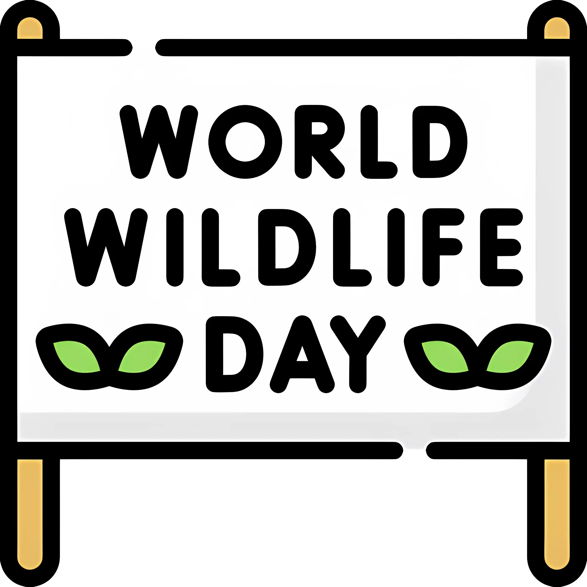 World Wildlife Day Celebration Sign